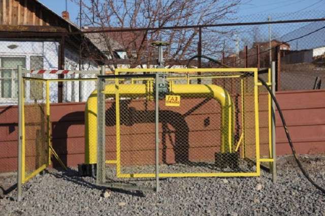 В село Жетыген провели газ