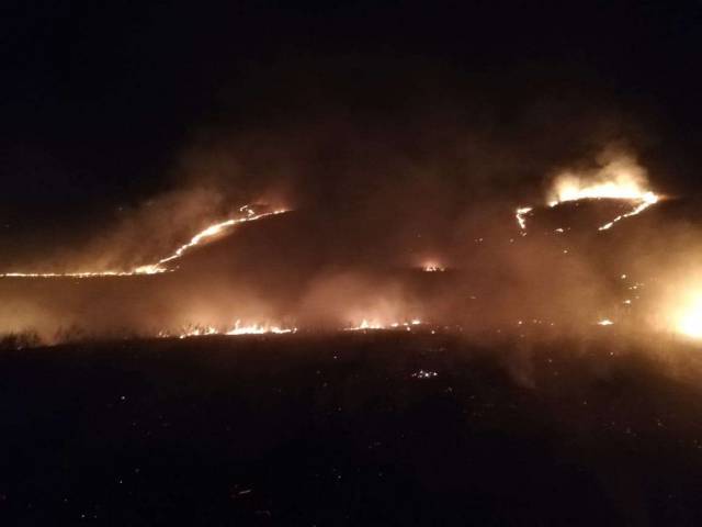 Адское пламя: Около 10 часов тушили степной пожар в Алматинской области